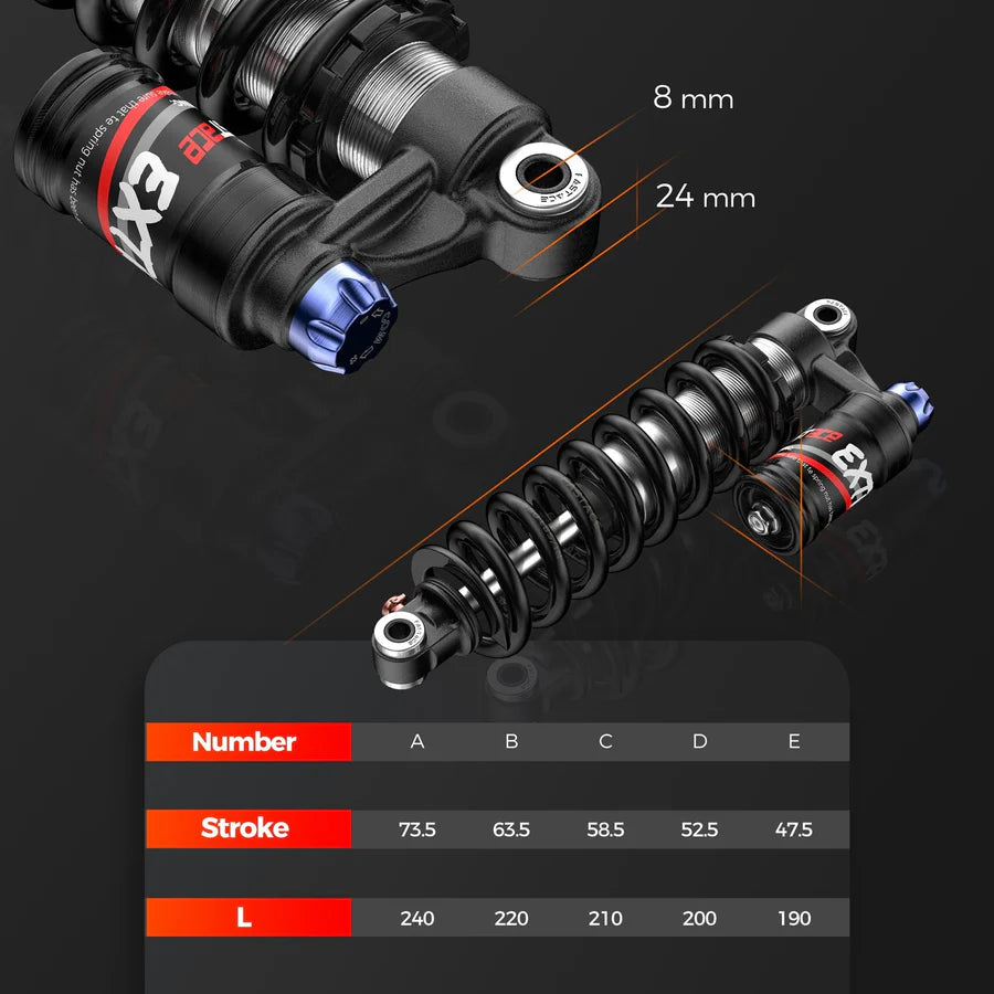 FASTACE PACK / Fork + Shock absorber JW Edition