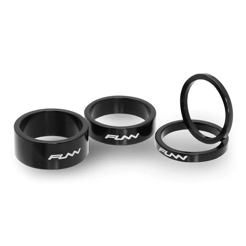 FUNN Steering Spacers Kit x4 (3/5/10/15mm) Black