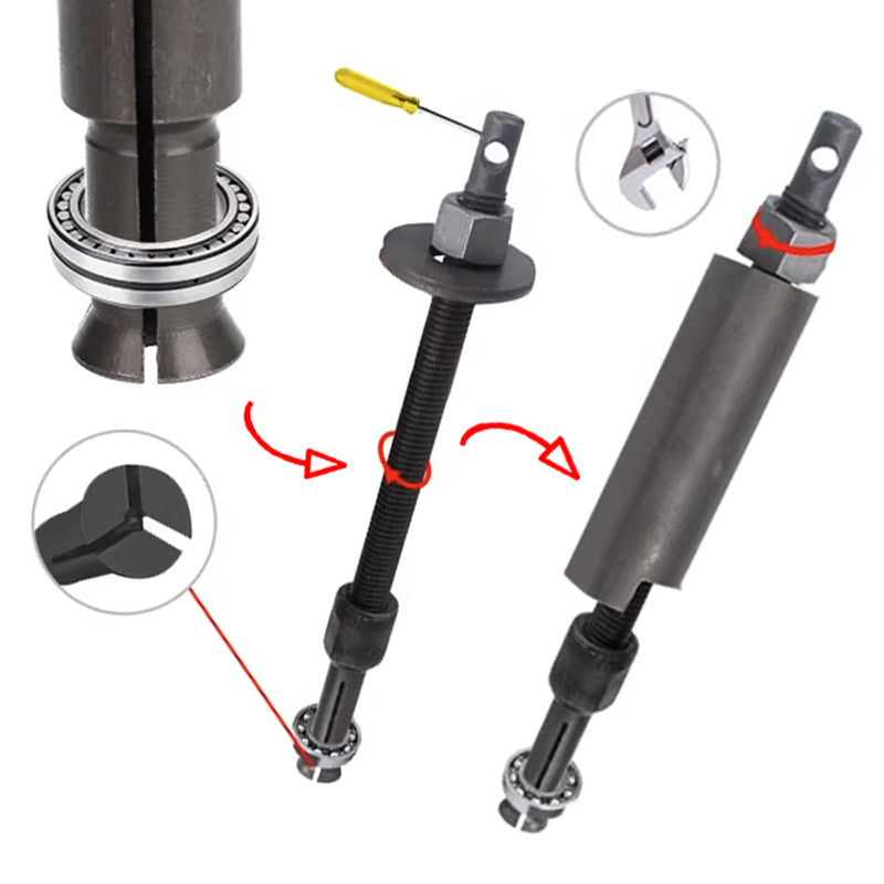 Extracteur de Roulements de Bras Oscillant et Roues 9 à 23mm / E-MOTO