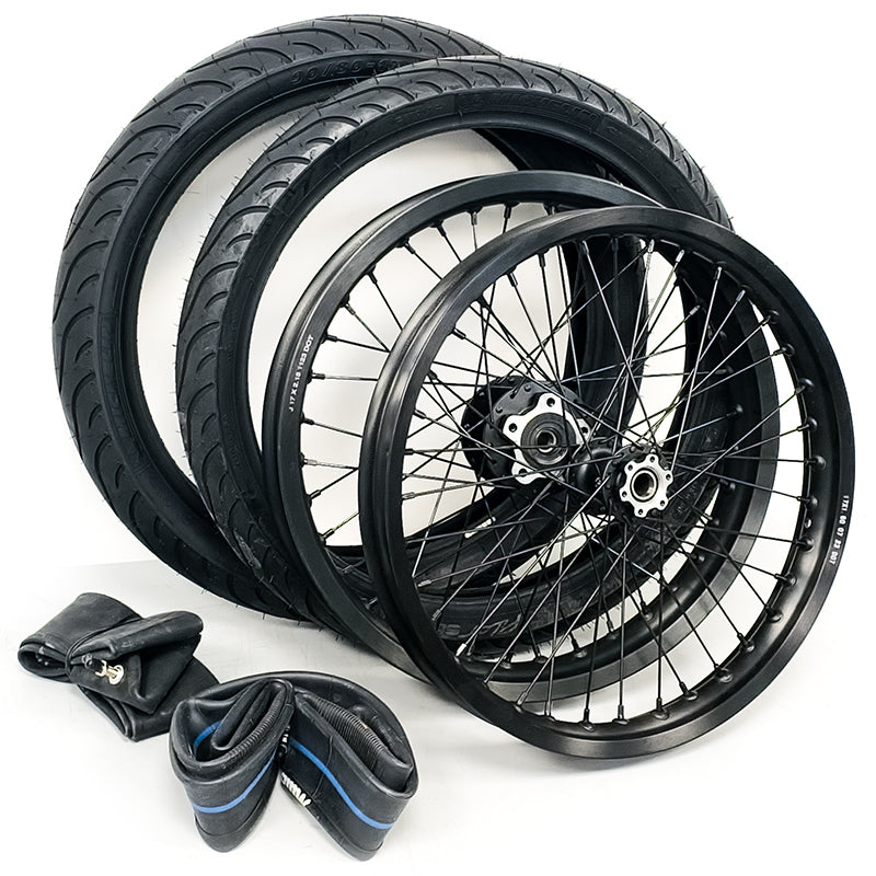 17" Supermotard Wheel Kit By JW / SUR-RON Light Bee