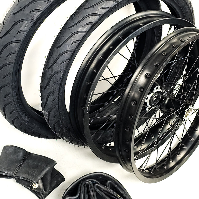 17" Supermotard Wheel Kit By JW / SUR-RON Light Bee