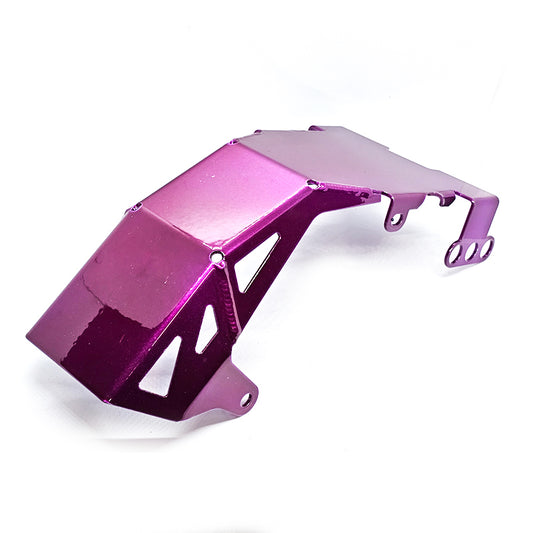 Extended Reinforced Engine Skid Plate VIOLET / SUR-RON Light Bee