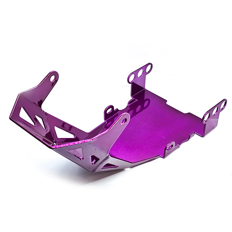 Extended Reinforced Engine Skid Plate VIOLET / SUR-RON Light Bee