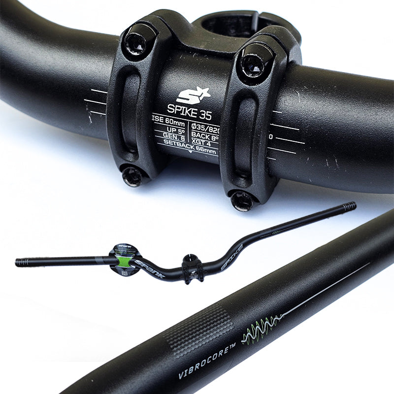 Spank Vibrocore Handlebar + Stem Kit / Rise 75mm