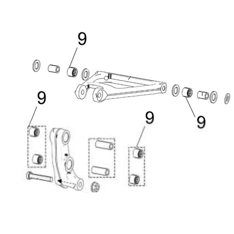 Bearing Needle Bushing Triangle &amp; Connecting Rod / SUR-RON Light Bee