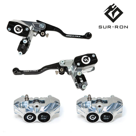 Pair of E-VOLVENDO Black / SUR-RON Light Bee Brakes